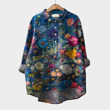 Women's Casual Floral Blouse