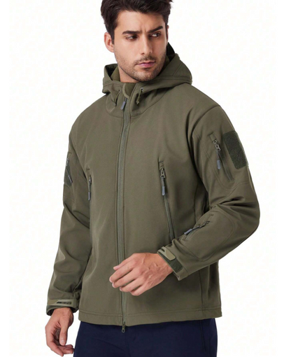 Waterproof Mens Softshell Jacket Pant Combo Set
