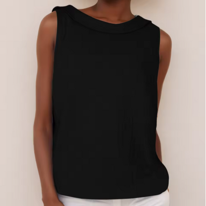 Trendy Tank Roll Neck Women's Top