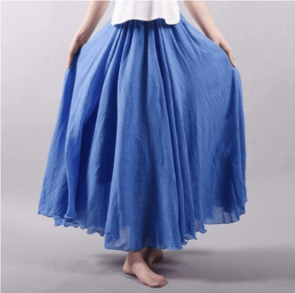 Flowy Summer Long Skirt - Olytrend