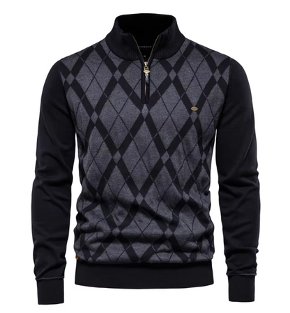 Classic Mid-Layer Mens Sweater - Olytrend