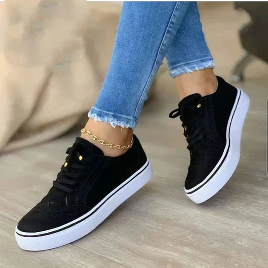 Fashionable Tie-Up Women's Shoes