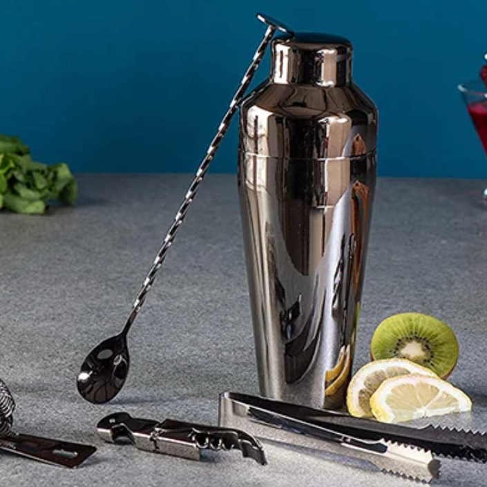 Premium Metal Cocktail Bar Set Essentials