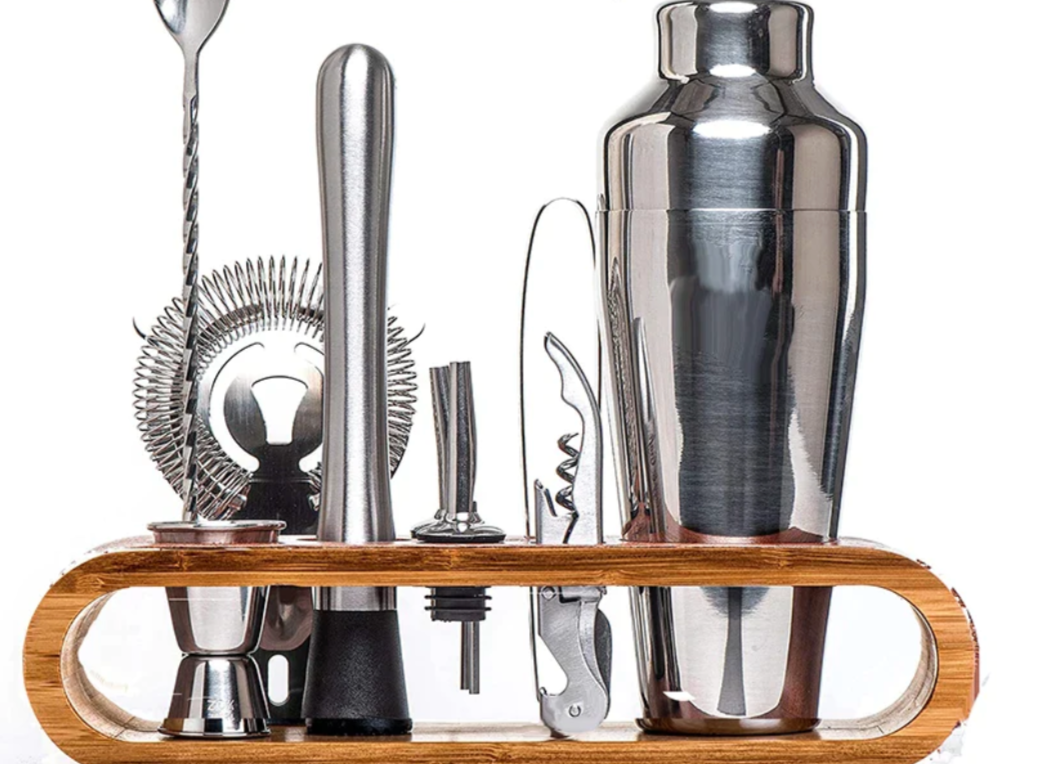 Premium Metal Cocktail Bar Set Essentials