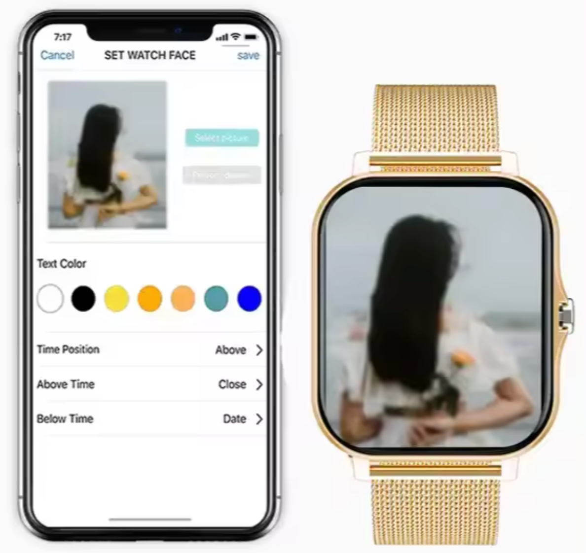Ladies Digital Fitness Watch