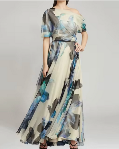 Chic Floral Halter Dress for Women