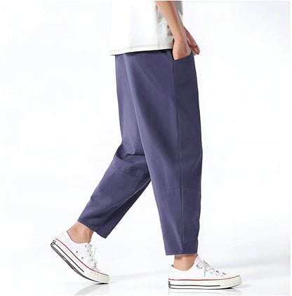 Casual Short Cotton Trousers