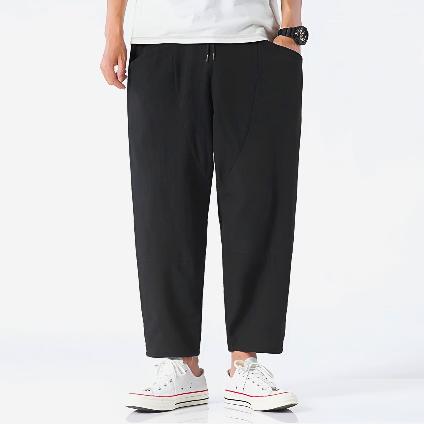 Casual Short Cotton Trousers