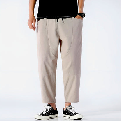 Casual Short Cotton Trousers