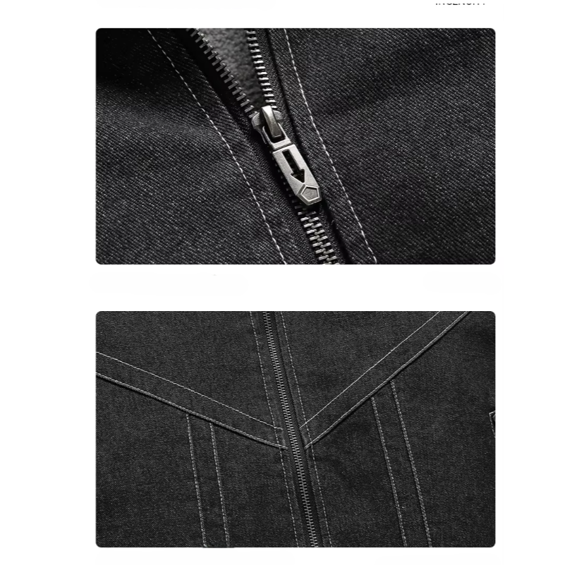 Warm Insulated Jeans Jacket