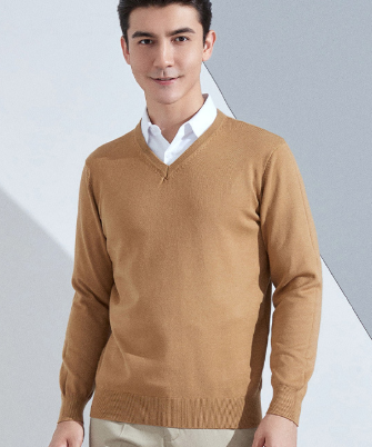 Classic Men's Crew Neck Knit Sweater
