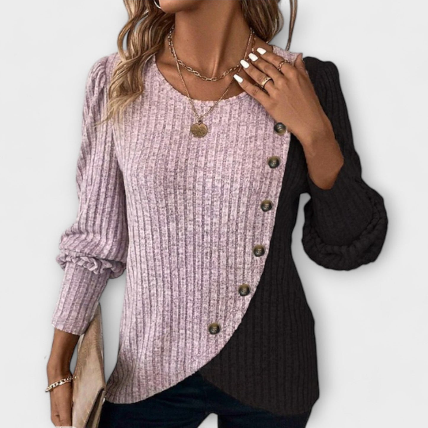 Fashionable Casual Knit Women's Top
