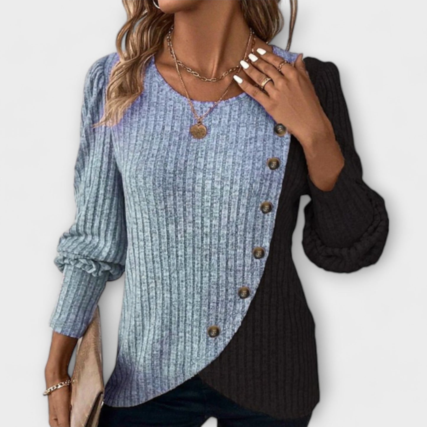 Fashionable Casual Knit Women's Top