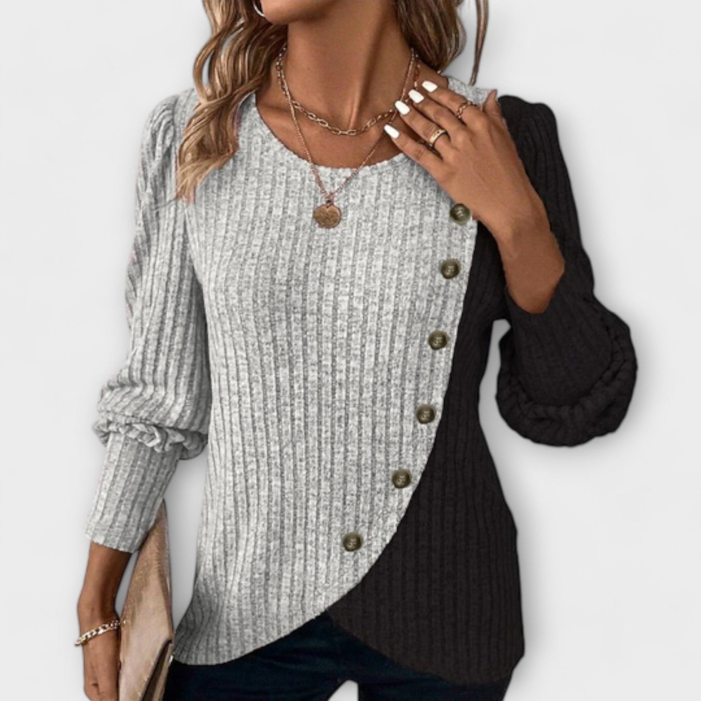 Soft Knitted Women's Blouse - Olytrend