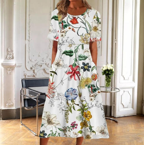 Pretty Flower Women's Dress