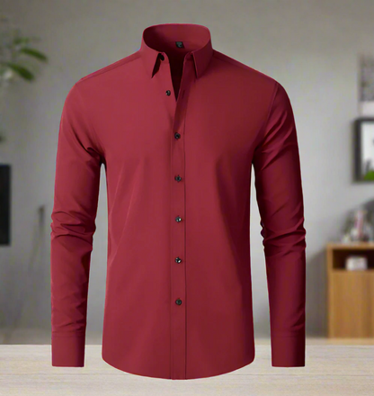 Slim Fit Mens Casual Stretch Shirt