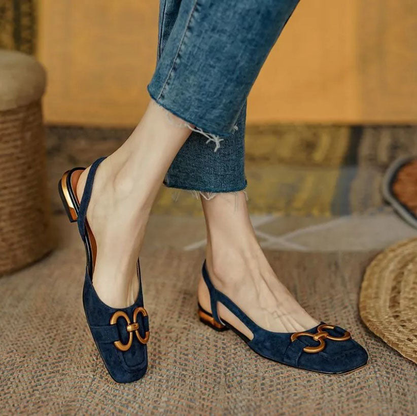 Comfortable Slip On Flat Shoes - Nocini