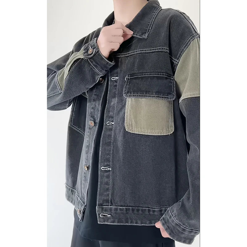 Ripped Distressed Blue Jeans Jacket