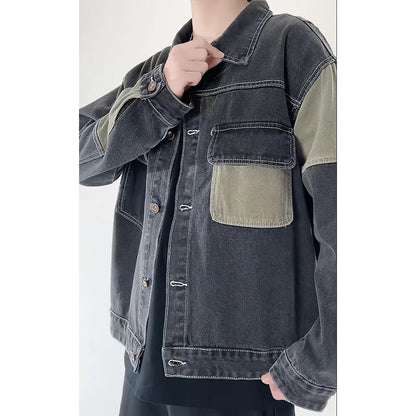 Ripped Distressed Blue Jeans Jacket