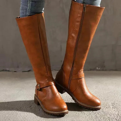 Women's High Heel Knee High Boots - Comfortable Chic Boots