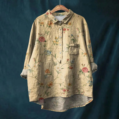 Floral Pattern Women's Blouse