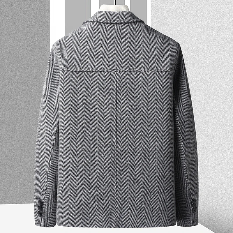 Classic Checked Short Trench Coat