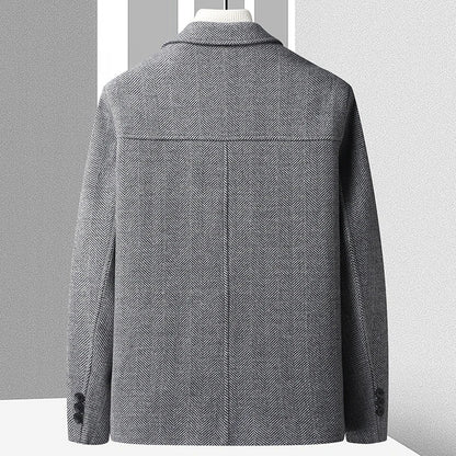 Classic Checked Short Trench Coat