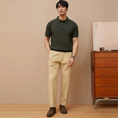Classic Fit Men's Polo Shirt Soft Short Sleeve - Nocini