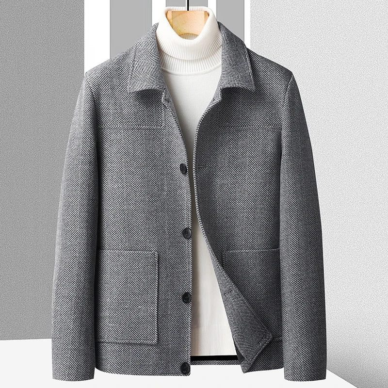 Classic Checked Short Trench Coat