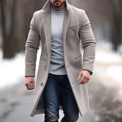 Classic Fit Mens Coat - Nocini