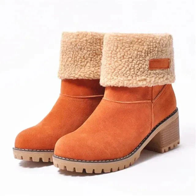 Warm Knee High Wool Winter Boots