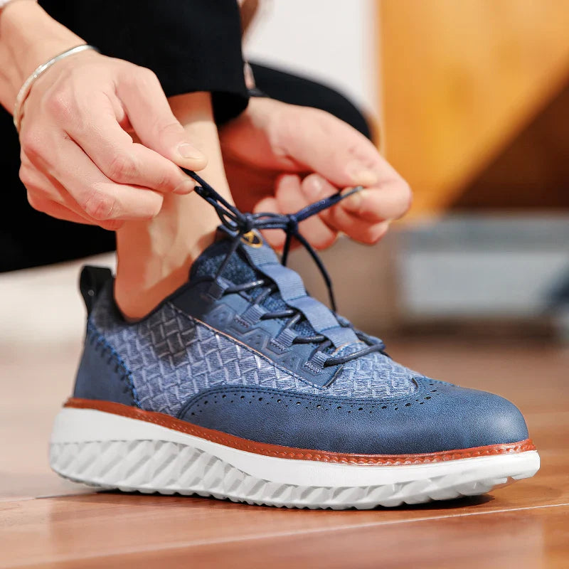 Colorful Quilted Tennis Shoes