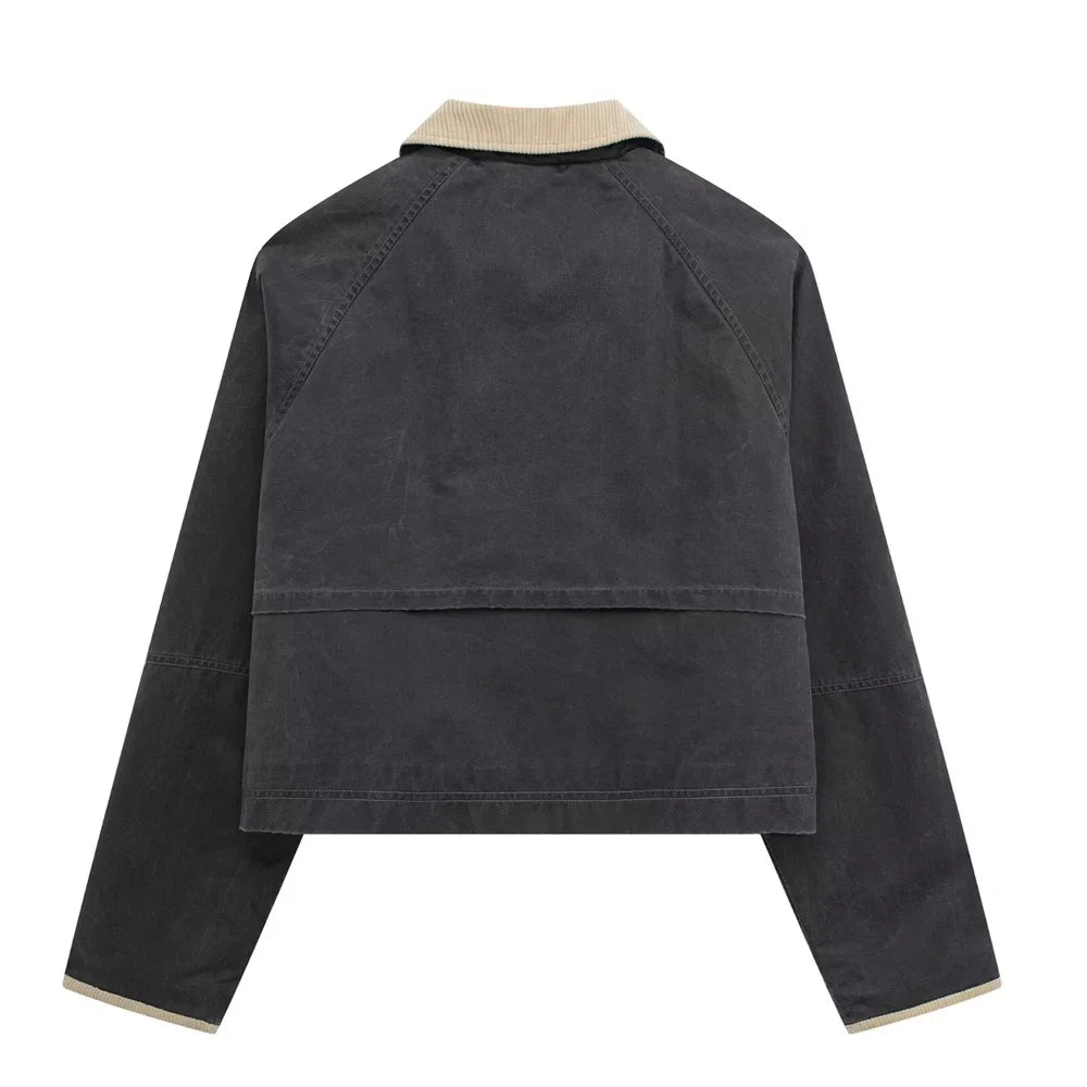 Rugged Cotton Large Utility Jacket