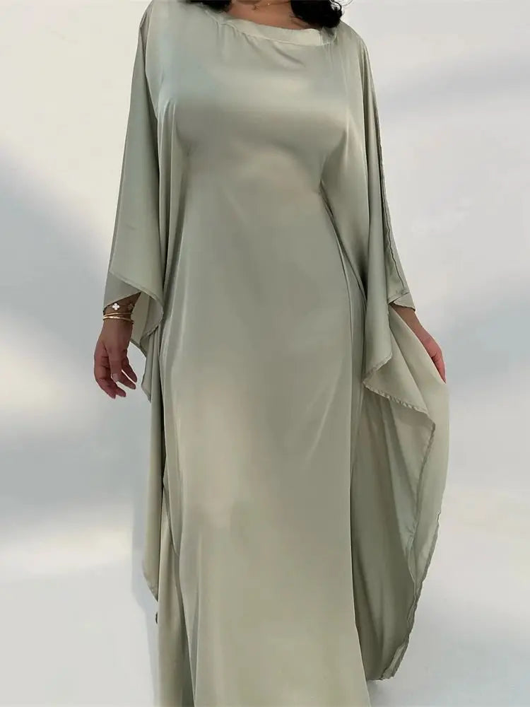 Beautiful Long Evening Dress with Thin Straps and High Cut