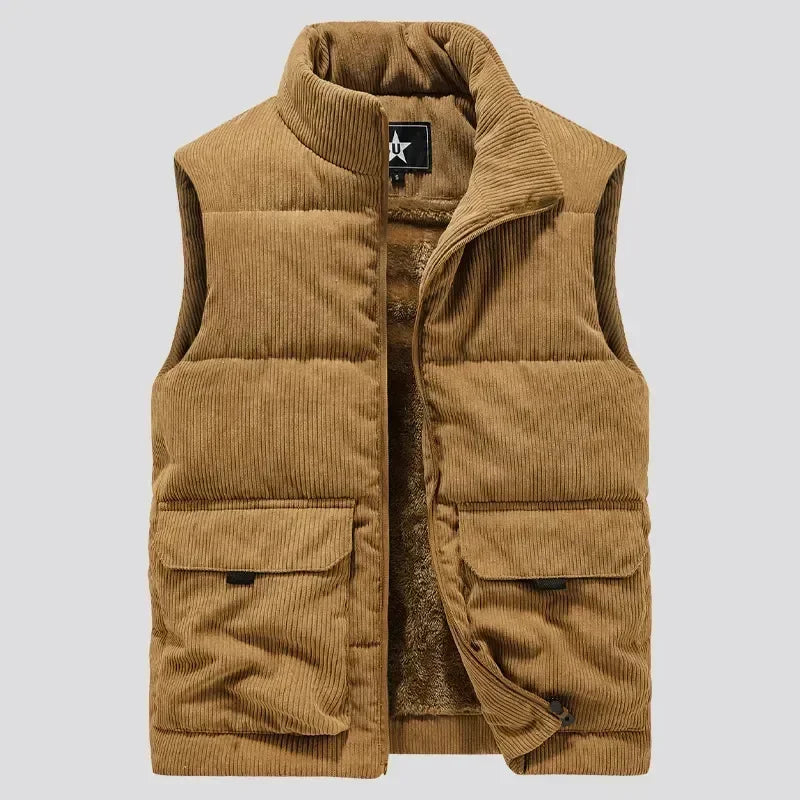 Textured Quilted Waistcoat