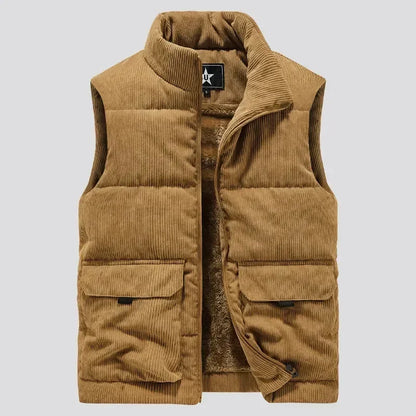 Textured Quilted Waistcoat