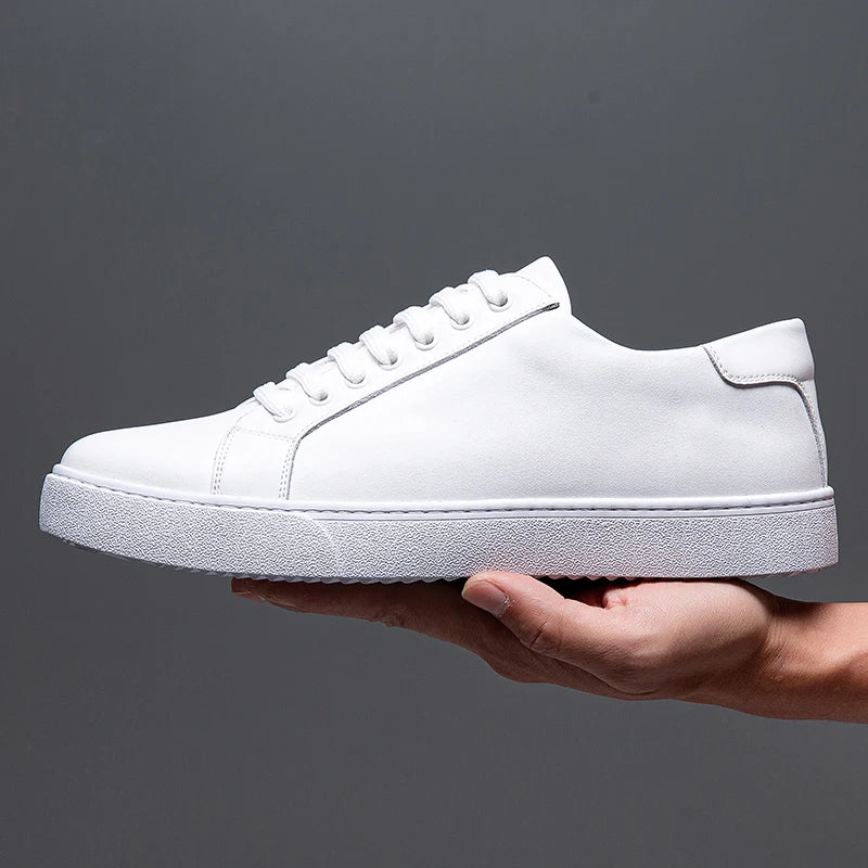 Premium Leather Running Shoes