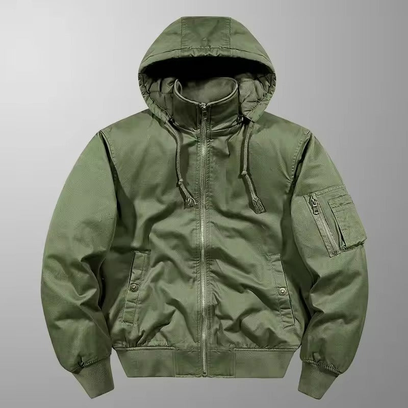 Practical Insulated Cotton Parka Jacket