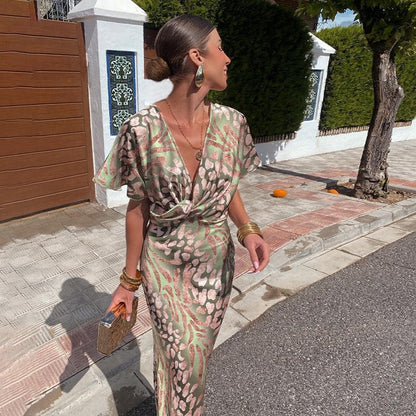 Luxury Silk Formal Evening Dress