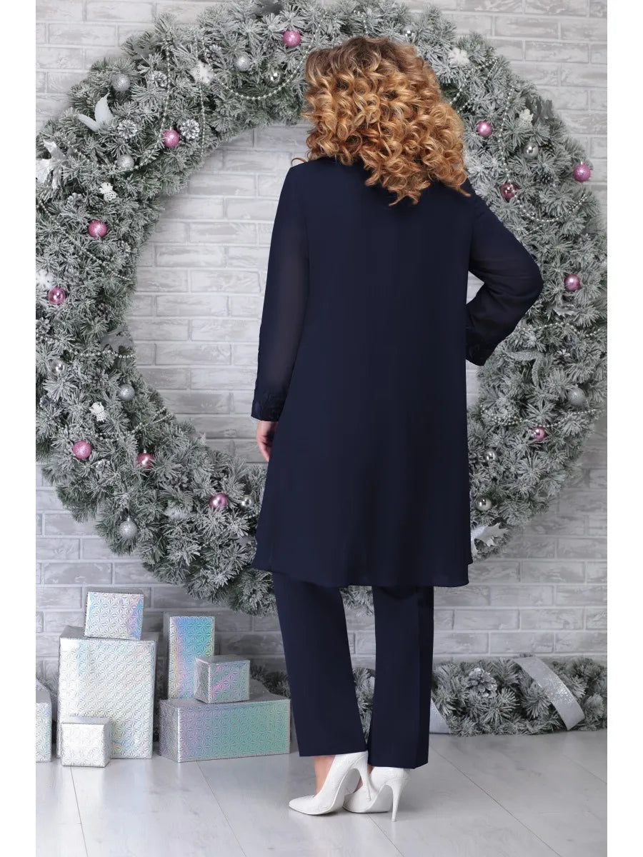 Plus Size Floral 3-Piece Outfit Set