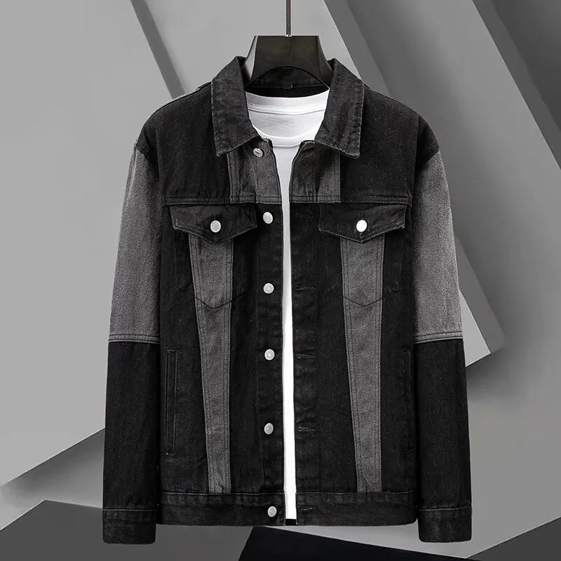 Ripped Blue Distressed Jeans Jacket - Nocini