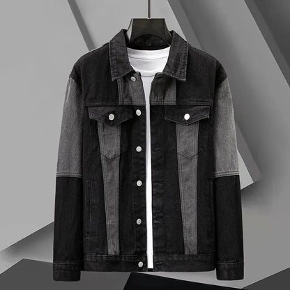 Ripped Blue Distressed Jeans Jacket - Nocini