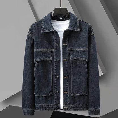 Casual Blue Jeans Jacket - Nocini