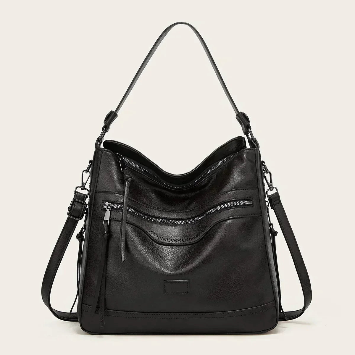Soft Leather Relaxed Tote Bag