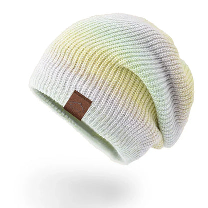 Colorful Texture Knit Beanie