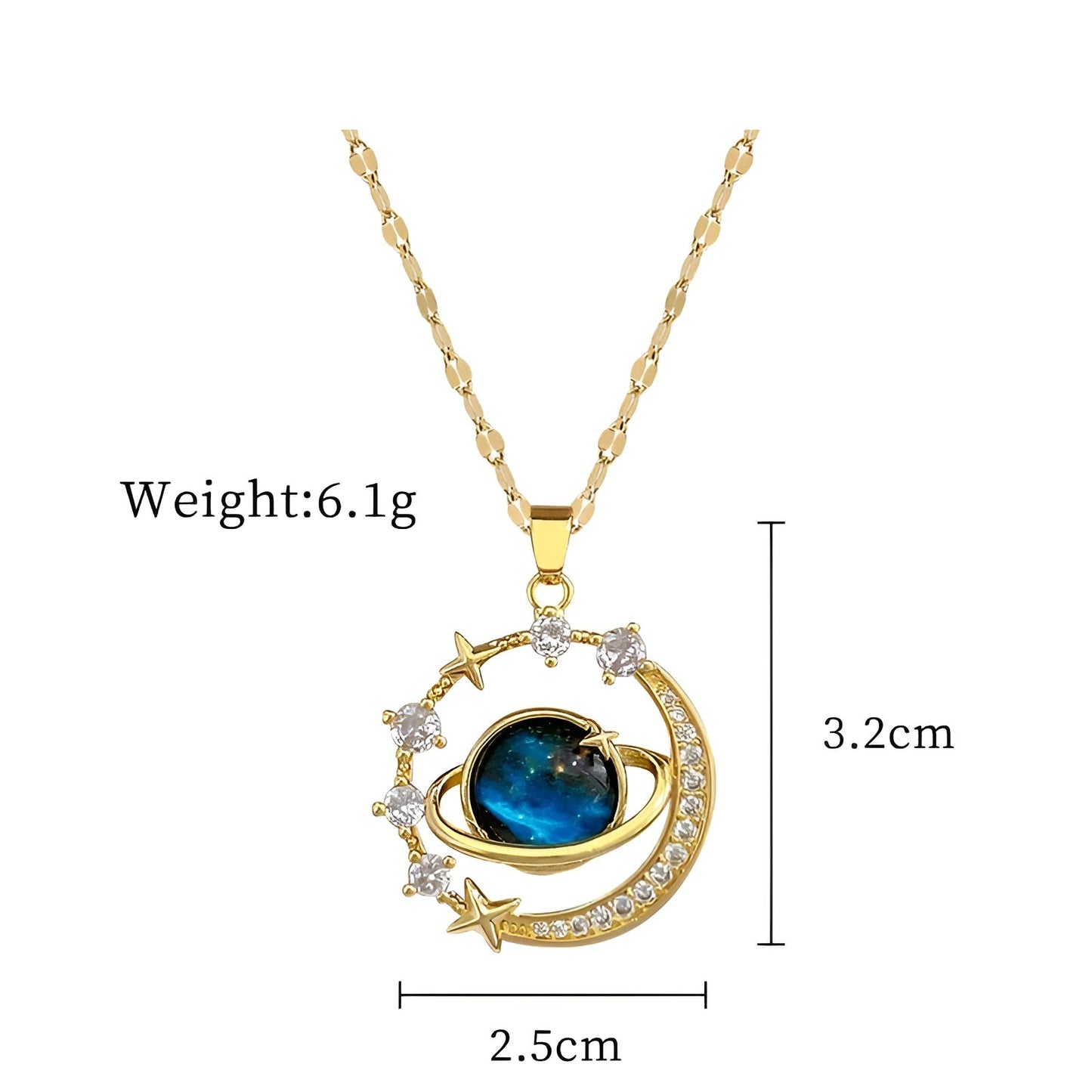 Shiny Yellow Gold Chain Necklace