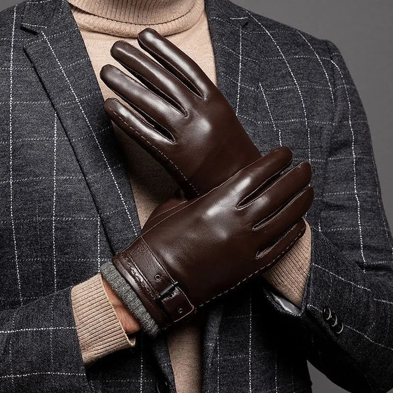 Premium Fit Gloves with Buckle Strap Cuff