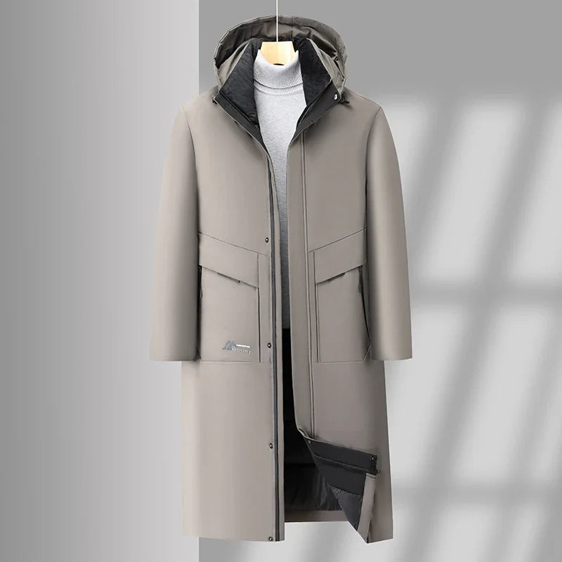 Warm Waterproof Winter Trench Coat - Nocini