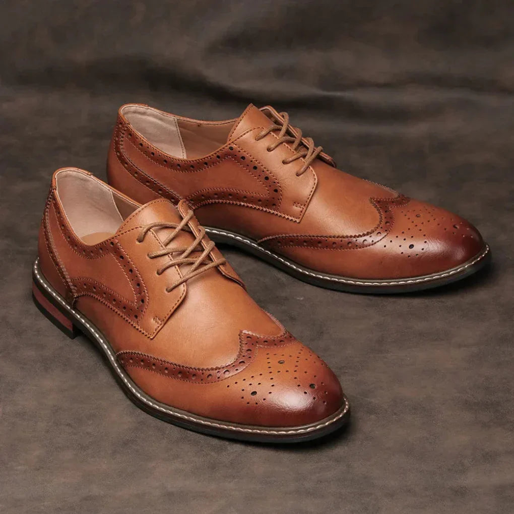 Classic Formal Lace Up Dress Shoes - Olytrend