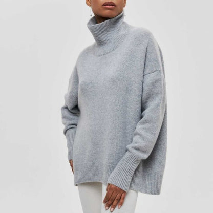 Cozy Women's Oversized Crew Neck Winter Sweater